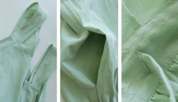 Reversible Cotton Cross-Back Apron