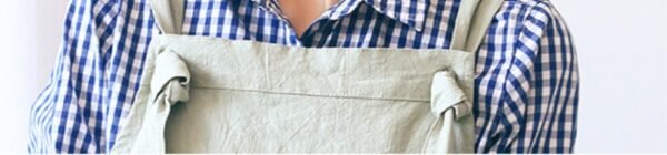 Adjustable Daily Linen Apron For Women