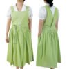 Reversible Cotton Cross-Back Apron