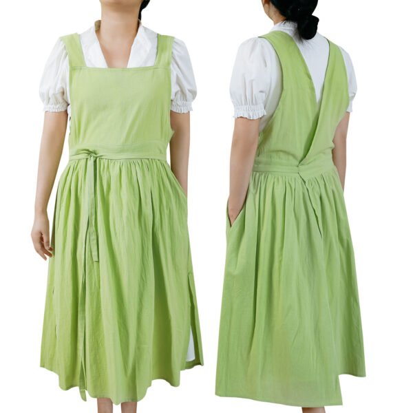 Reversible Cotton Cross-Back Apron