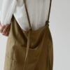 Adjustable Back Strap Apron With Pockets For Women