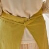 Cotton Slit-Front Crossback Apron For Women