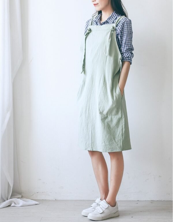 Adjustable Daily Linen Apron For Women