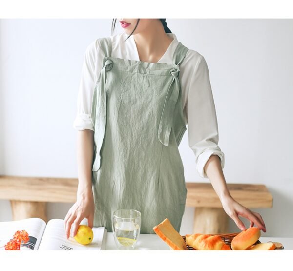 Adjustable Daily Linen Apron For Women