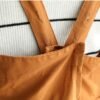 Simple Cotton 3-Position Button Loose Smock Apron