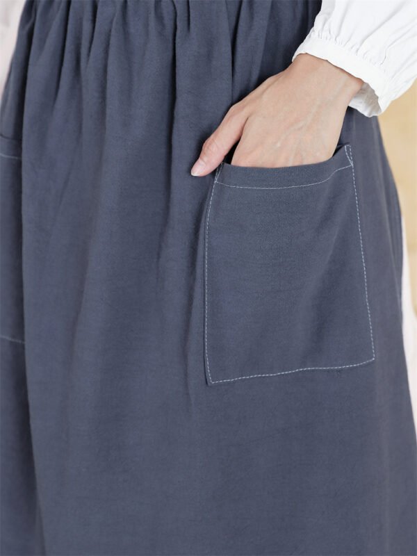 Women Ruffle Wrap Cotton Apron