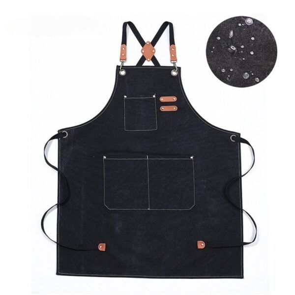 Waterproof Canvas Cross-Back Apron