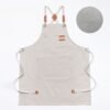 Waterproof Canvas Cross-Back Apron