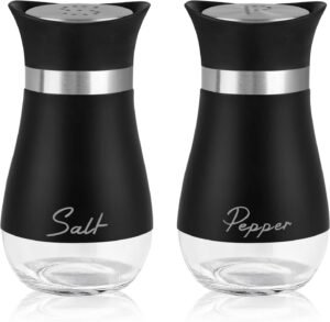 Salt and Pepper Seasoning Shakers Set
