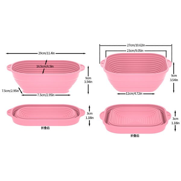 Silicone Collapsible Bread Proofing Basket