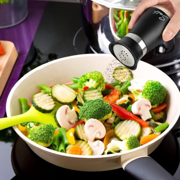 Salt and Pepper Seasoning Shakers Set