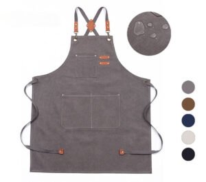 Waterproof Canvas Cross-Back Apron
